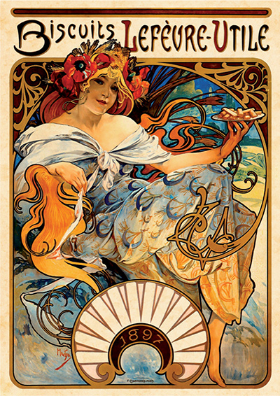 XBiscuits Lefevre Utile Alphonse Mucha